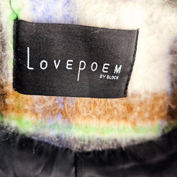 Love Poem Shacket Button Front Plaid Coat - Picture 5 of 7